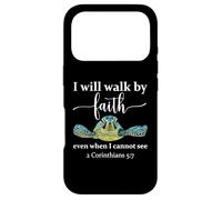 2 Corinthians 5 17 We Walk by Faith Not by Sight Bible Verse Coque pour iPhone 17 Pro