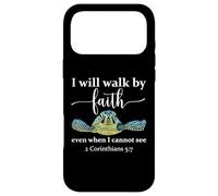 2 Corinthians 5 17 We Walk by Faith Not by Sight Bible Verse Coque pour iPhone 17 Pro Max