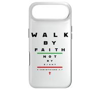 2 Corinthians 5:7 - Walk by Faith Not by Sight Vision Chart Coque pour iPhone Air