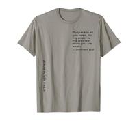 2 Corinthiens 12:9, Force to Encourage You in Hard Times T-Shirt
