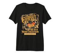 2 Corinthiens 5 17 Si Quelqu'un est en Christ Nouvelle Création Bible T-Shirt Haut de Gamme