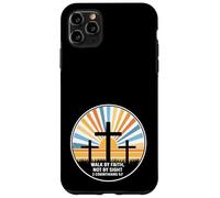 2 Corinthiens 5:7 Dieu Jésus, Croix chrétienne, Marche, Foi, Vue Coque pour iPhone 11 Pro Max