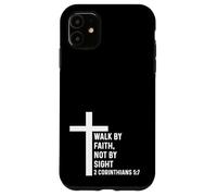 2 Corinthiens 5:7 Dieu Marche sur la Foi chrétienne Coque pour iPhone 11