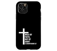 2 Corinthiens 5:7 Dieu Marche sur la Foi chrétienne Coque pour iPhone 11 Pro