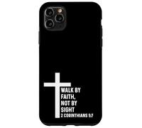 2 Corinthiens 5:7 Dieu Marche sur la Foi chrétienne Coque pour iPhone 11 Pro Max
