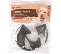 2 cornes de buffle séché médium Nature snack, pour chiens