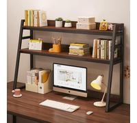 2 Couches DIY Étagère Livre Bureau Bibliothèque Organisateur De Bureau À Poser, Étagère De Rangement Ouverte Pour Bureaus Étagère D'affichage, Organisateur De Table À Domicile(A,115x20x84cm)