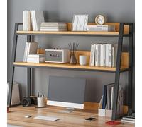 2 Couches DIY Étagère Livre Bureau Bibliothèque Organisateur De Bureau À Poser - Présentoir De Rangement Pour Bureau, Étagère D'organisateur De Bibliothèque, Étagère De Comptoir Polyvalente(C,115X32X9