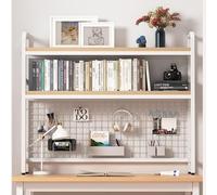 2 Couches DIY Étagère Livre Bureau Bibliothèque Organisateur De Bureau À Poser - Présentoir pour Fournitures Et Accessoires De Bureau, Étagère De Rangement Bibliothèque Multifonctionnelle (Color : A