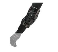 2 Coudières De Moto, Coudières De VTT avec Bande Réfléchissante, Coque Robuste Et Rembourrage Souple, pour 40 À 90 Kg,Black-One Size