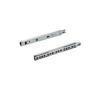 2 coulisses à sortie partielle pour tiroir 17 mm, HETTICH, 10 kg, L. 18.5/26 mm