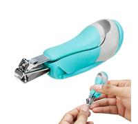 2. Coupe-ongles pour bébé | Kit coupe-ongles en acier inoxydable | Coupe-ongles ultra tranchant avec coupleur de sécurité | Outil de soin des ongles doux pour nouveau-nés, nourrissons et filles