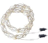 2 couronnes lumineuses décoratives 30 cm avec 90 LED blanc chaud [Lunartec]