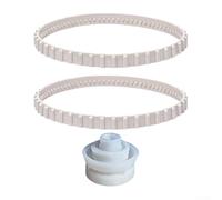 2 courroies d'entraînement RCX23002 et 1 kit de roulement RCX26004 compatibles avec les nettoyeurs de piscine Hayward, y compris pour TigerShark QC, Plus, série 2