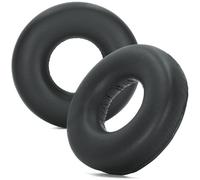 INF Lot de 2 coussinets de rechange compatibles avec les écouteurs Sony WH-CH520 - Cuir protéiné et mousse à mémoire de forme - 7 x 7 cm