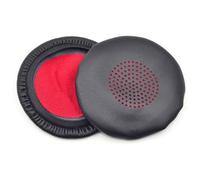2 Coussinets d'oreille de remplacement compatibles avec Plantronics Voyager Series - Noir et Rouge