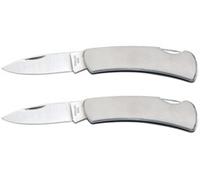 2 couteaux de poche en acier Semptec