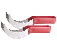 2 couteaux découpe pastèque et pinces de service 2 en 1 [Pearl]