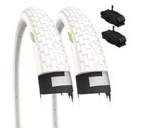 2 couvercles blancs 20 x 1,95 (50-406) + chambres à air vanne américaine SCHRADER vélo BMX Free Style