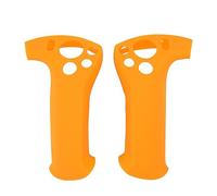 2 couvercles de poignée pour Manette VR, Couvercle en Silicone pour Manette Tactile pour VR2, Protection Tout Autour, antidérapant, poignée Confortable avec découpes pr (Orange)