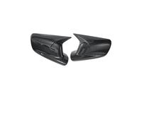 2 couvercles de rétroviseurs en Fiber de carbone Convient pour BMW série 7 E65 E66 E46, capuchons de porte latérale, accessoires de voiture 2001 - 2008(Carbon fiber pattern)