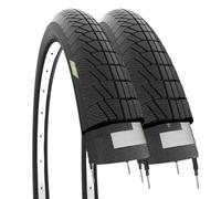 2 COUVERTONS 16 X 1.75 (47-305) POUR VÉLO 16" | PNEUS ROUTE NOIR EN CAOUTCHOUC BIKE VÉLO