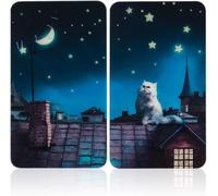 2 Couvre-plaques universel - 30 x 52 cm Bleu