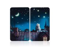 Wenko Couvre-plaques universels 2 pièces 30 x 52 cm Bleu