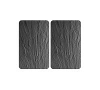 - 2 Couvres plaque XL universelle Ardoise - L. 52 x l. 40 cm - Gris