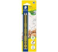 2 crayons graphite - H - Bois recyclé - Staedtler - Noris