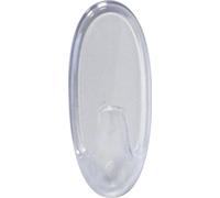 2 Crochets 3M Command¿ ovales moyens transparents, 4 languettes, 900 g