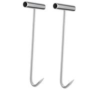 2 crochets de levage for couvercle de regard. Crochets de traction for un accès facile aux couvercles de regard, grilles et portes. Outil de levage polyvalent for le drainage et les charges lourdes.