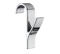 2 Crochets pour radiateurs sèche-serviettes - Gris chromé Argenté