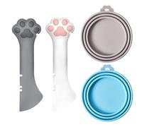 2 Cuillères De Canette Pour Animaux De Compagnie Et 2 Couvercles Scellés, Distributeur De Nourriture Pour Animaux De Compagnie, Fournitures Pour Animaux De Compagnie