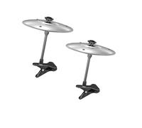 2 Cymbale Voiture, Mini Cymbale Pour Voitures Avec Clips, Instruments De Musique Pour Voiture Compacte, Pour Jam Sessions, Performances Bureau Maison, Un Cadeau Amusant Pour Les Batteurs Mélomanes