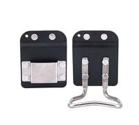 2 de Kit Anneaux Porte-Marteau pour Ceinture, Clip Porte-Marteau Acier Inoxydable avec Crochet Mesureur Outils Ceinture Multifonctionnels Portables Compatible pour Stiletto/Stanley