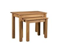 2-delige Tafeltjesset Panama Range massief grenenhout282676