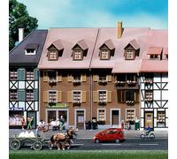 2 demi-maisons de ville 1 face -HO-1/87-FALLER 130432
