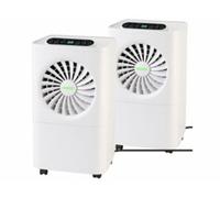 2 déshumidificateurs & purificateurs d'air 10 L/j LFT-200 Sichler Haushaltsgeräte