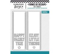 2 Dies/Matrices de découpe 'Florilèges Design - The Story Of Us' Happy Things