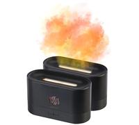 2 diffuseurs de parfum & humidificateurs d'air avec effet flamme [Carlo Milano]
