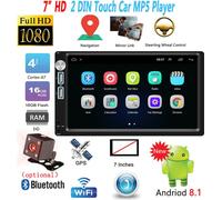 2 Din 7 inch Android 8.1 Car Radio Car Radio GPS Navigation Universal Media Player BT FM Mirrorlink Stereo Audio A5 With Camera