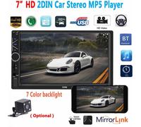 2 Din 7 Inch Car Radio Autoradio Universal Multimedia MP5 Player HD Bluetooth Usb Flash Drive Phone Interconnect MP3 With Camera