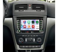 2 DIN Autoradio avec sans Fil CarPlay pour Skoda Yeti 2012-2017 | 7 pouces écran Tactile lecteur MP5 Radio Stéréo Multimédia avec Android Auto AM FM RDS SWC Mirror Link caméra de recul 480p