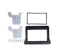2 DIN Car Mount Trim Kit For Stereo Radio Fascia CD DVD Panel Frame Replacement Premium Gapless Fitment For Dashboard In Cars Like Movano Master NV400 From 2010 To 2016