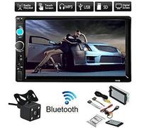 2 Din Car Radio Player 7 '' HD Dans l'écran Dash tactile Bluetooth voiture lecteur FM / MP5 / USB / AUX avec caméra de marche arrièr