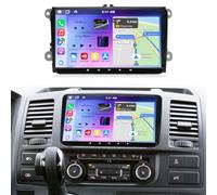 2 Din Écran Tactile 9" Autoradio pour VW Transporter T5 2010-2015, 2G+32G