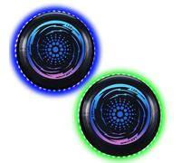 2 Disque Volant,Ultimate Disque Volant avec 49 Lumières LED,Flying Disc de Lancer Professionnel,Ultimate Disque Volant,Flying Disc des Sports,Flying Disc Extérieur,Disque Volant Compétition Funsport