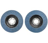 2 disques à lamelles 115 40-80 pour meuleuse d'angle