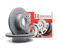 2 Disques Avant ZIMMERMANN Sportifs 295 MM Mercedes W176 Cla C117